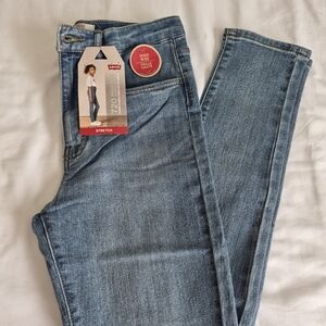 Levi's Girl's Blue High-Rise Jeans